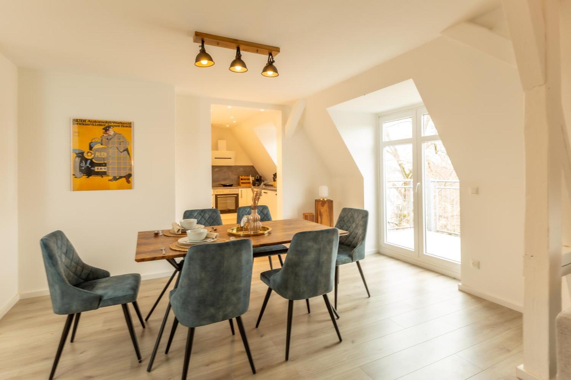 Apartment Soulscape Kompakter Loft-wohnraum Mit Lift Direkt In Wohnung, Modern, Zentrumsnah, Gratis Wifi Zwickau